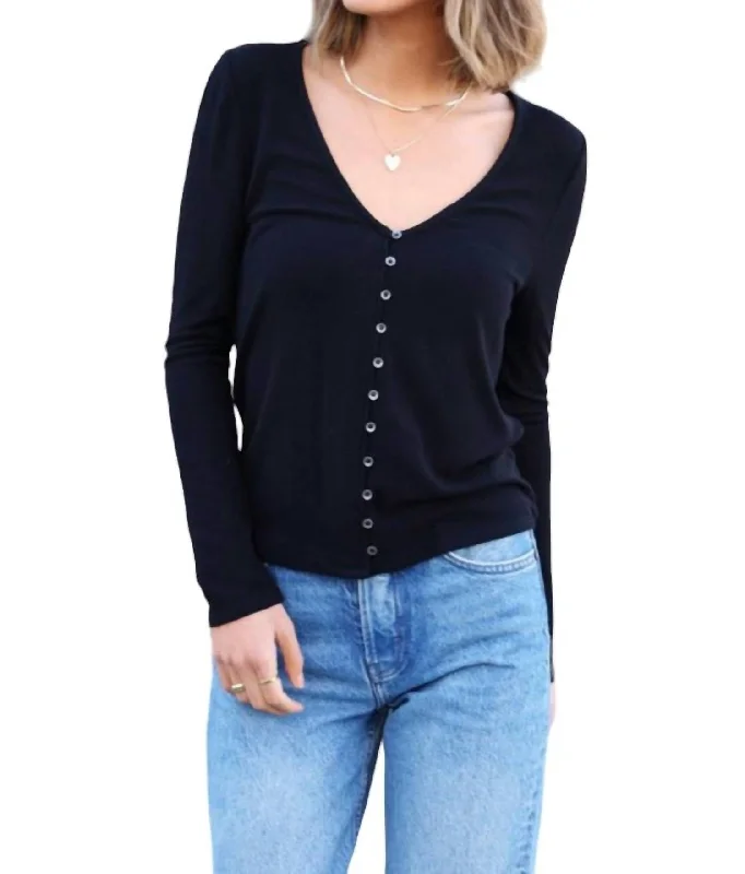 Dee Dee Cardigan In Black