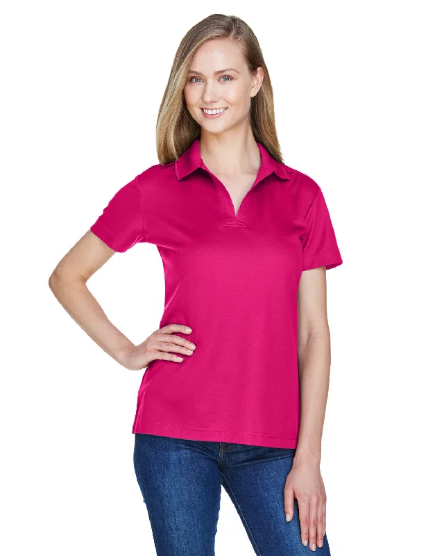 Devon & Jones DG20W CrownLux Performance Ladies' Plaited Polo