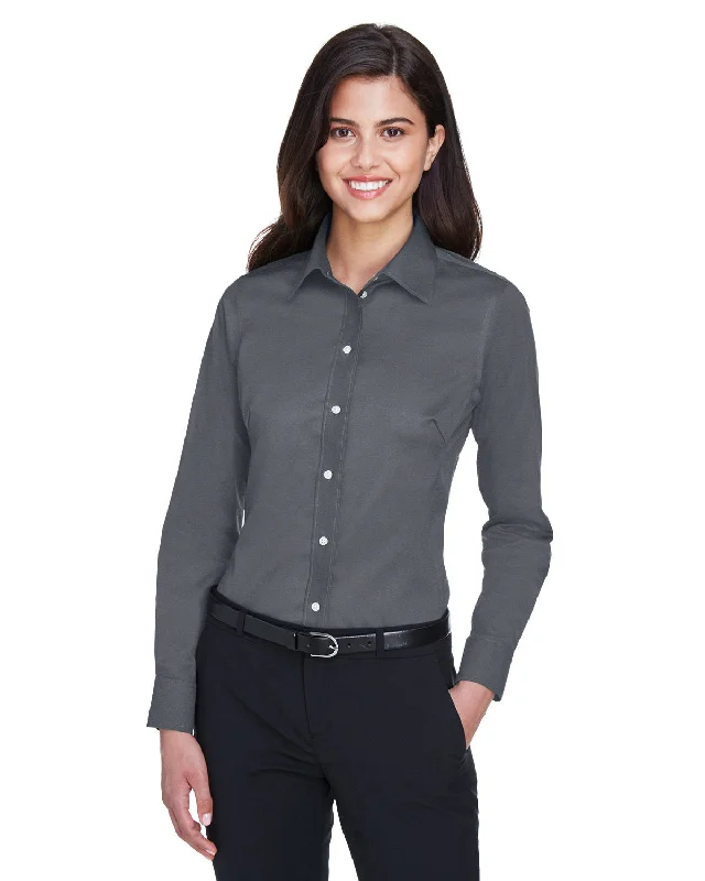 Devon & Jones DG530W Ladies' Crown Woven Collection Solid Stretch Twill