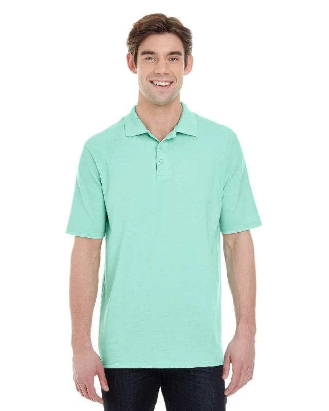 Hanes 055P Men's 6.5 oz. X-Temp Piqu Short-Sleeve Polo with Fresh IQ