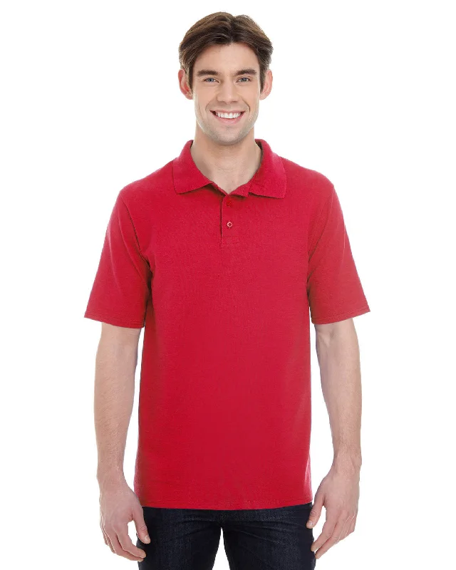 Hanes 055P Men's 6.5 oz. X-Temp Piqu Short-Sleeve Polo with Fresh IQ