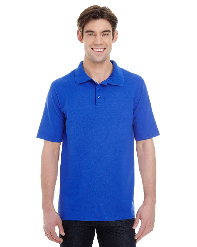 Hanes 055P Men's 6.5 oz. X-Temp Piqu Short-Sleeve Polo with Fresh IQ