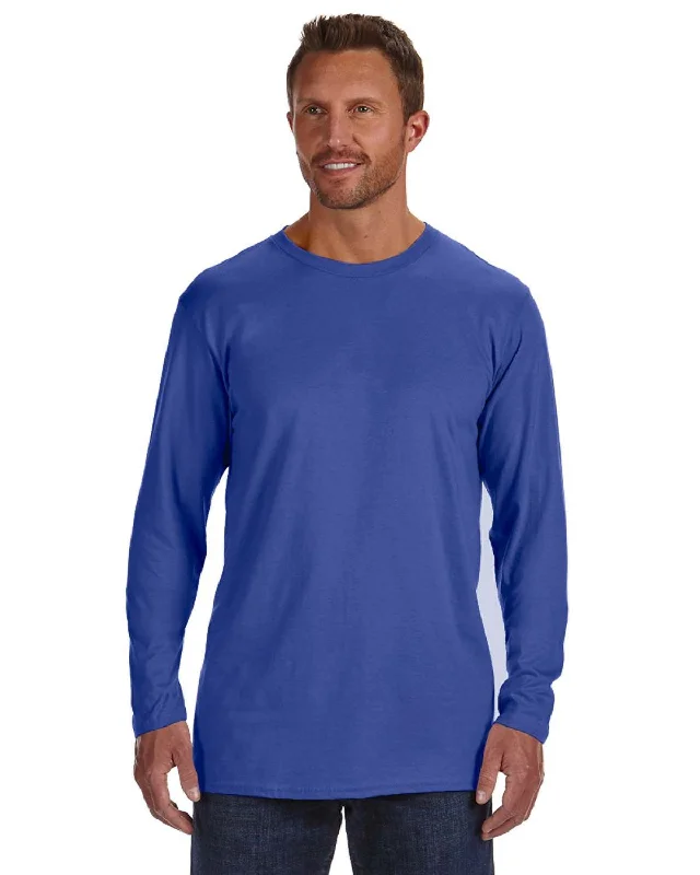 Hanes 498L Adult Nano-T Long-Sleeve T-Shirt